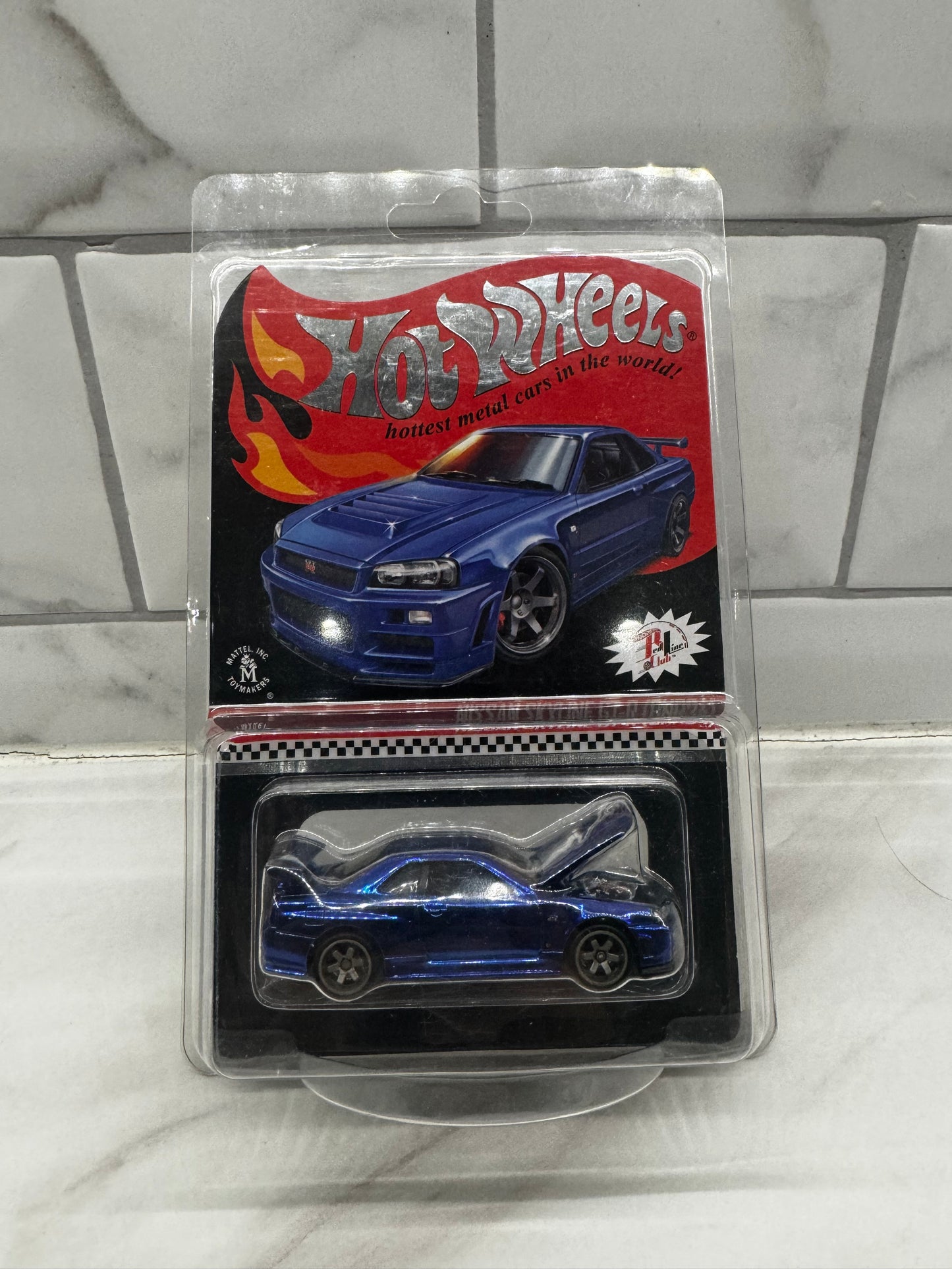 Hot Wheels 2019 Blue Skyline R34 Redline Club 7146/12500 Sealed