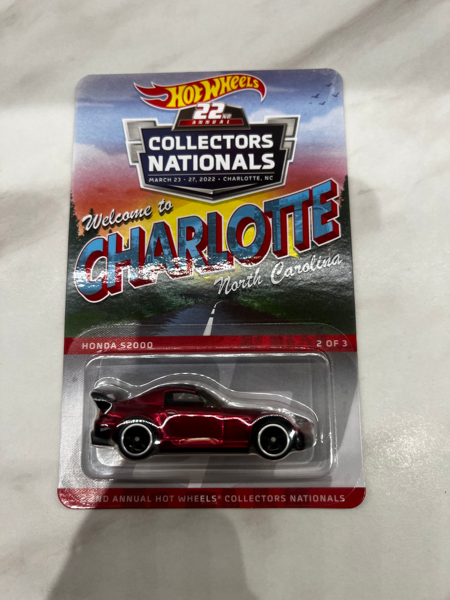 Hot Wheels Honda S2000 Charlotte 22nd Collector national 5919/6200