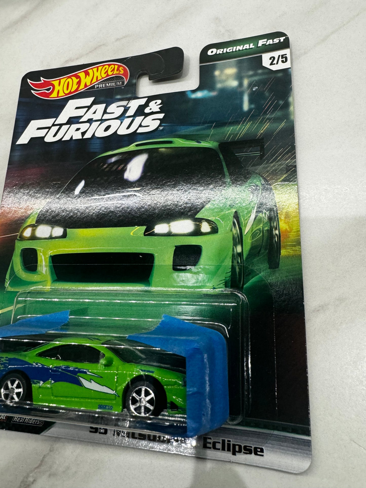 Hot Wheels 95 Mitsubishi Eclipse Original Fast 2/5 Fast & Furious MINT