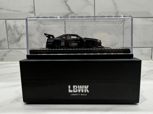 INNO64 Nissan Skyline “LBWK" (ER34) Super Silhouette (Matt Black / Resin)