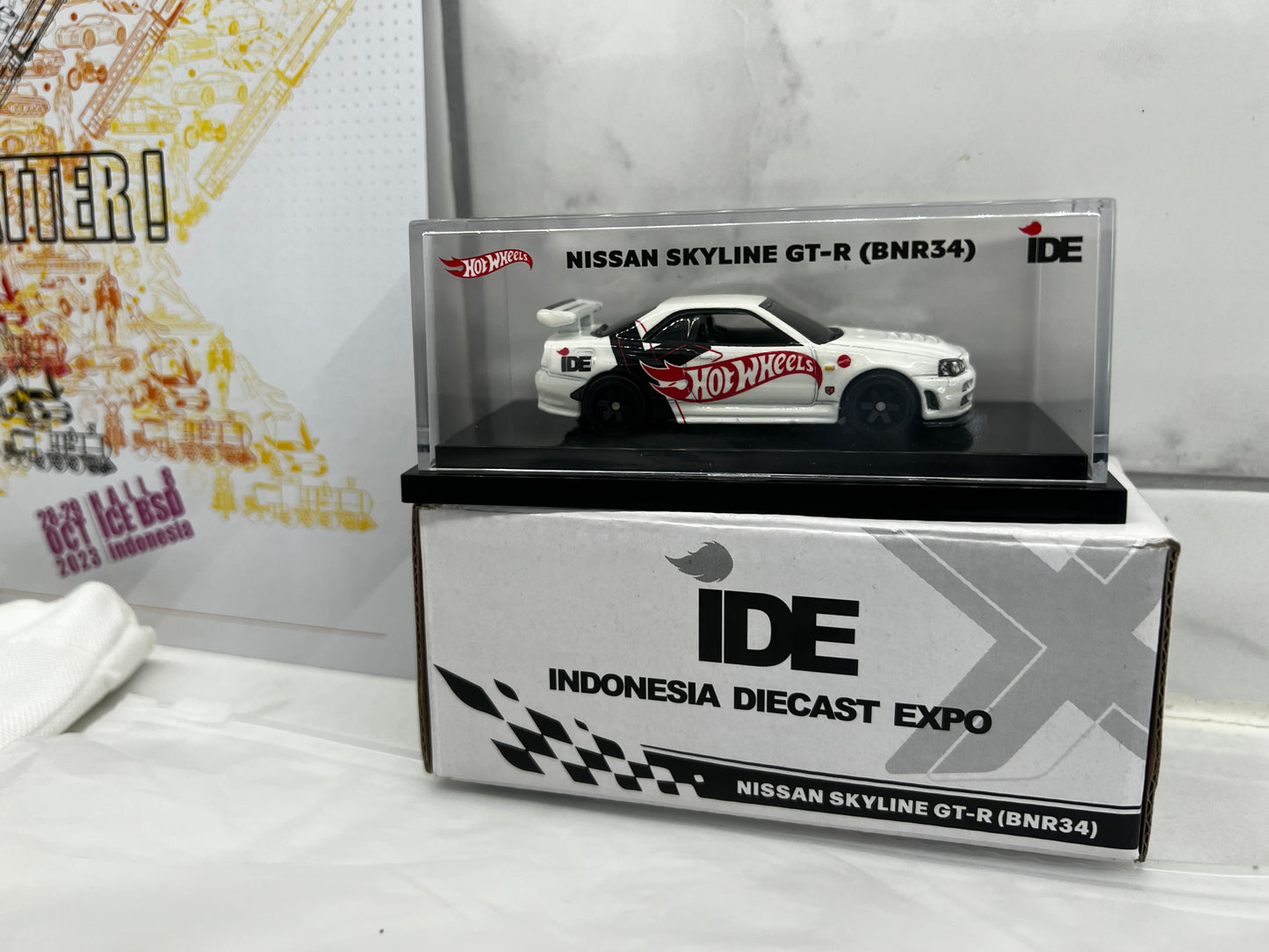 Hot Wheels 2023 Nissan Skyline R34 Indonesia Diecast Expo 38/200