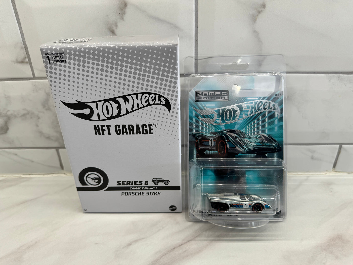 Hot Wheels NFT Garage Series 6 Porsche 917KH ZAMAC Edition 1 #7 Boxed Shipping