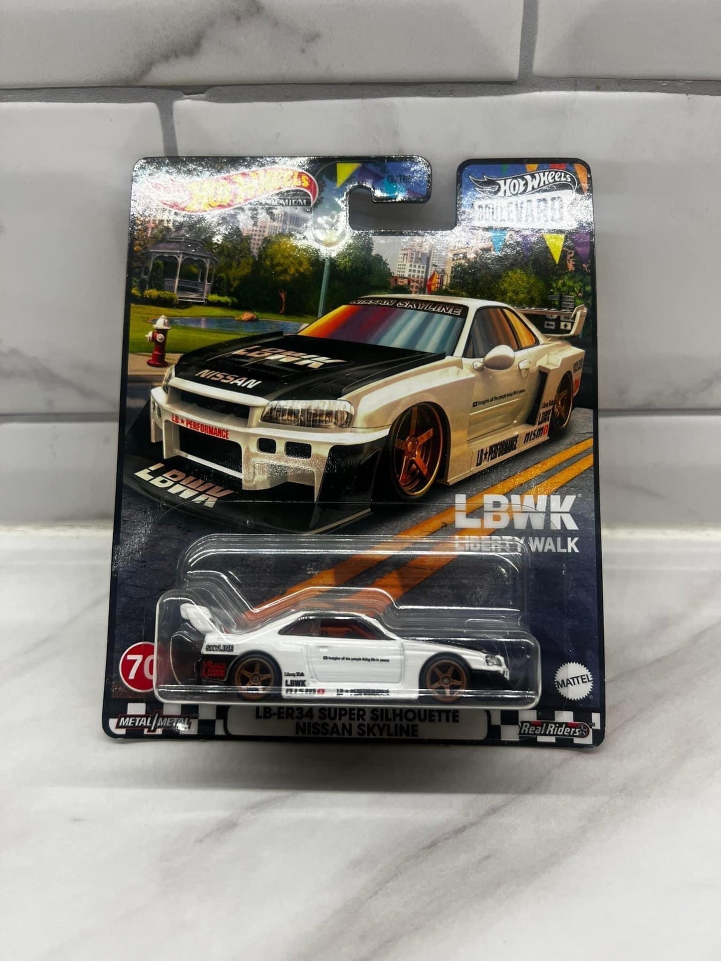 Hot Wheels LB-ER34 Super Silhouette Nissan Skyline #70 Boulevard