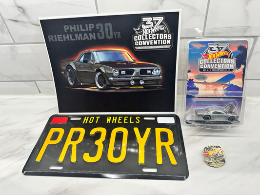 Hot Wheels 1968 Custom Plymouth Barracuda 871/4000 with Plate number , E sheet & Pin