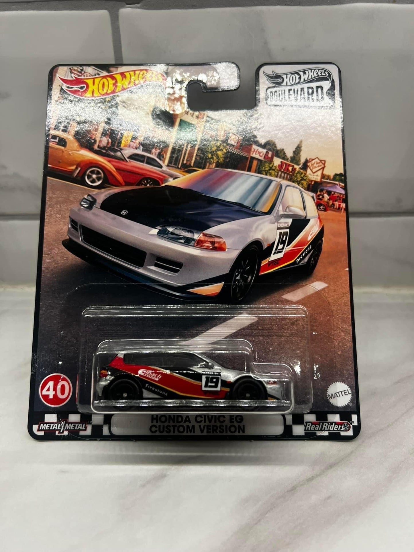 Hot Wheels Honda Civic EG Custom Version  Boulevard