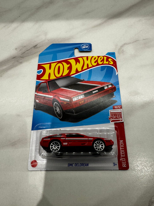 Hot Wheels DMC DELOREAN 10/12 Red Edition