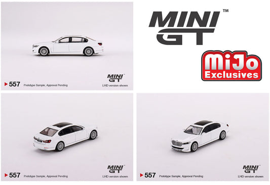 Mini GT #557 BMW Alpina B7 xDrive – Alpine White- Mijo Exclusives