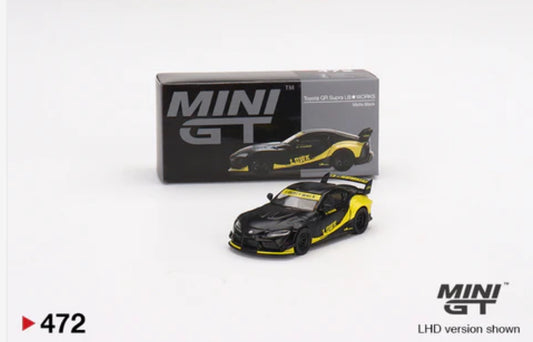 Mini GT 1:64 Toyota GR Supra LB-Works Matte Black #472