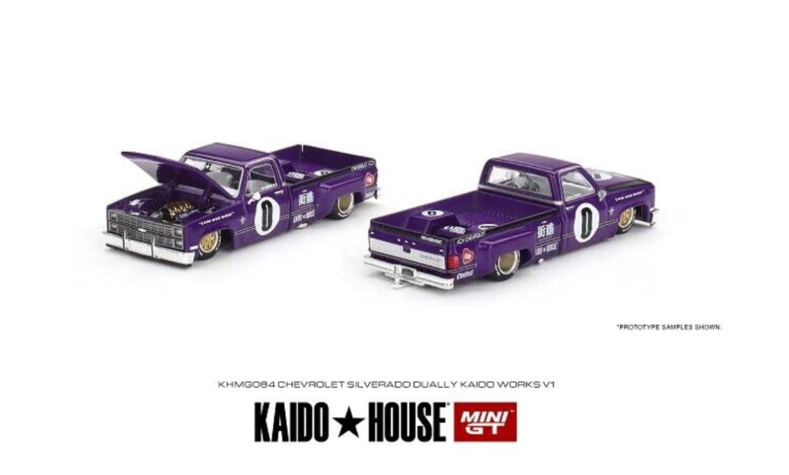 Mini GT Kaido House 084 Chevrolet Silverado Dually Kaido V1