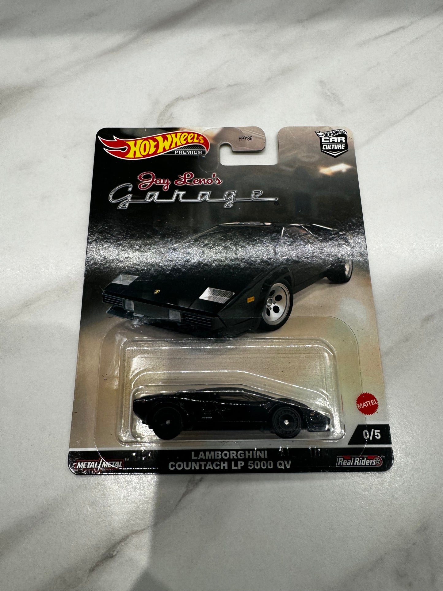 Hot Wheels Lamborghini Countach  Lp 5000 QV CHASE 0/5 Car Culture