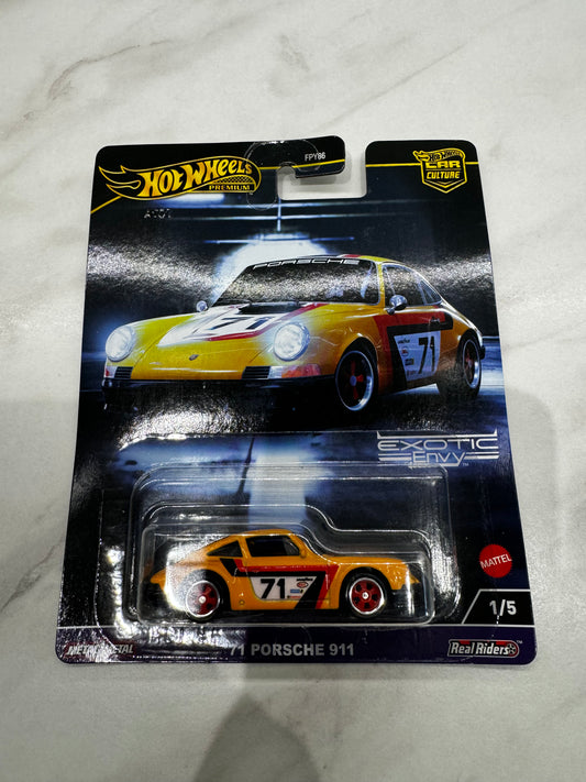 Hot wheels 71 Porsche 911  1/5 Exotic Envy Premium