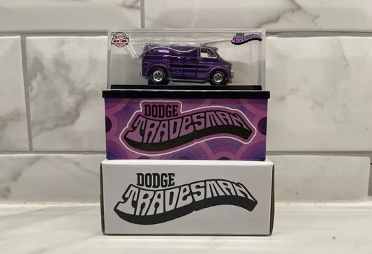 Hot Wheels 70s Dodge Tradesman Van Purple RLC Very Low Number 8/30000