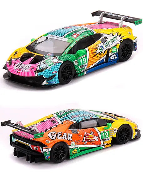 Mini GT Lamborghini Huracan GT3 EVO #19 2020 IMSA (1/64) (552)