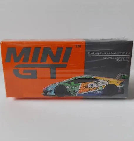 Mini GT Lamborghini Huracan GT3 EVO #19 2020 IMSA (1/64) (552)