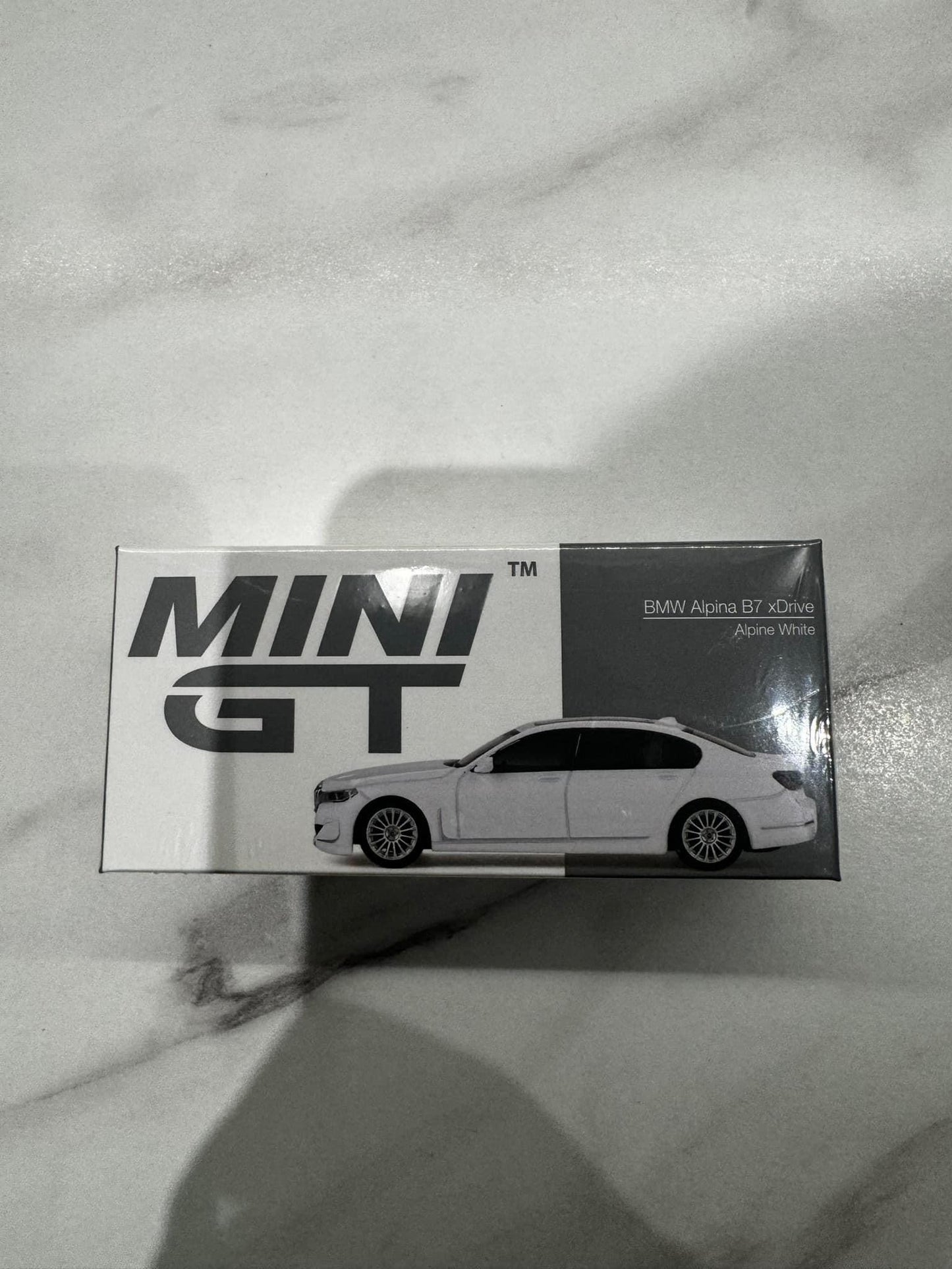 Mini GT #557 BMW Alpina B7 xDrive – Alpine White- Mijo Exclusives