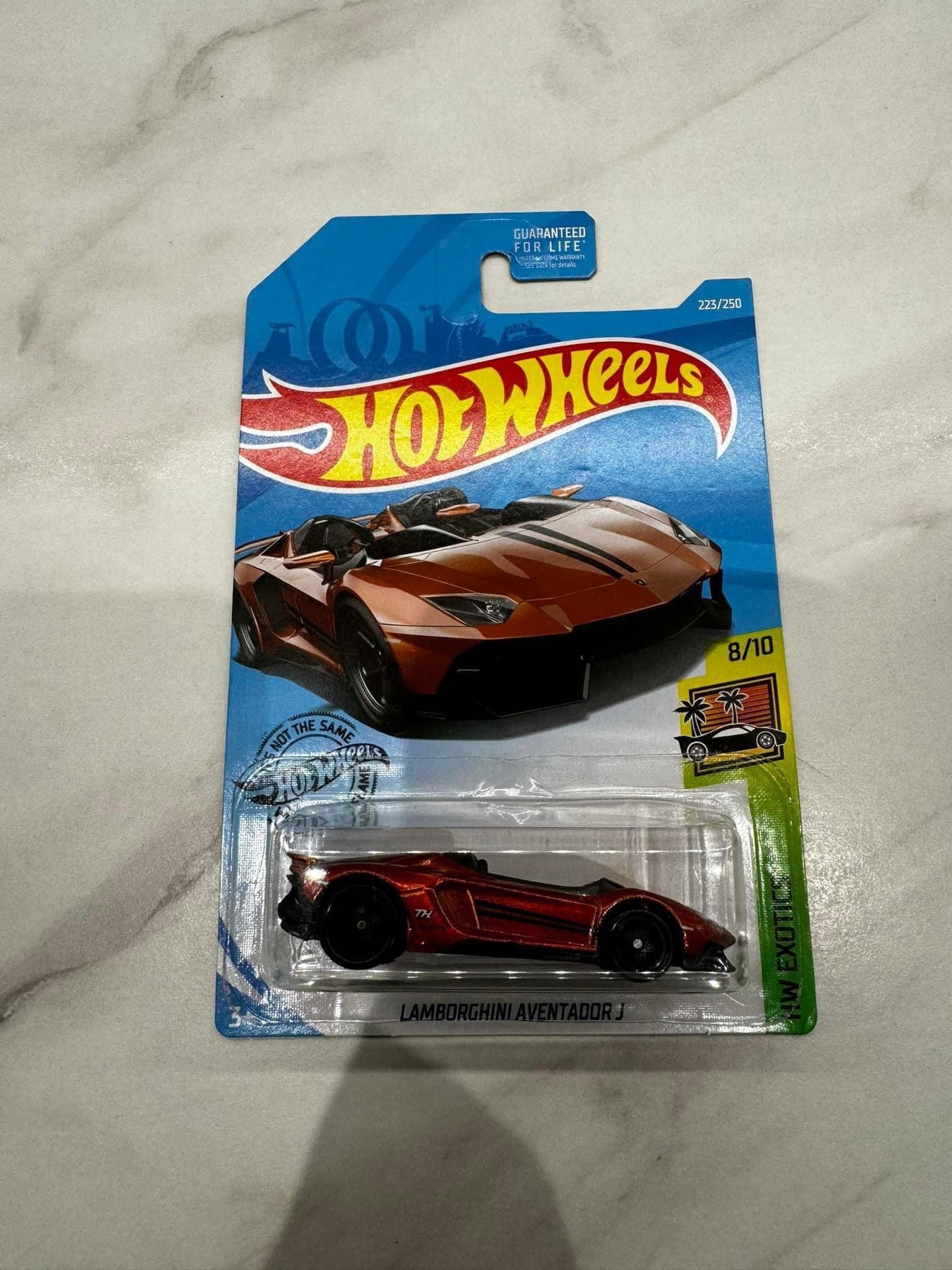 Hot Wheels Lamborghini Aventador J Super  Treasure Hunt with Protector 223/250