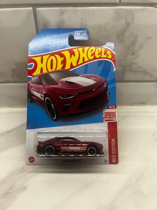 Hot Wheels  18 Camaro SS Red Edition