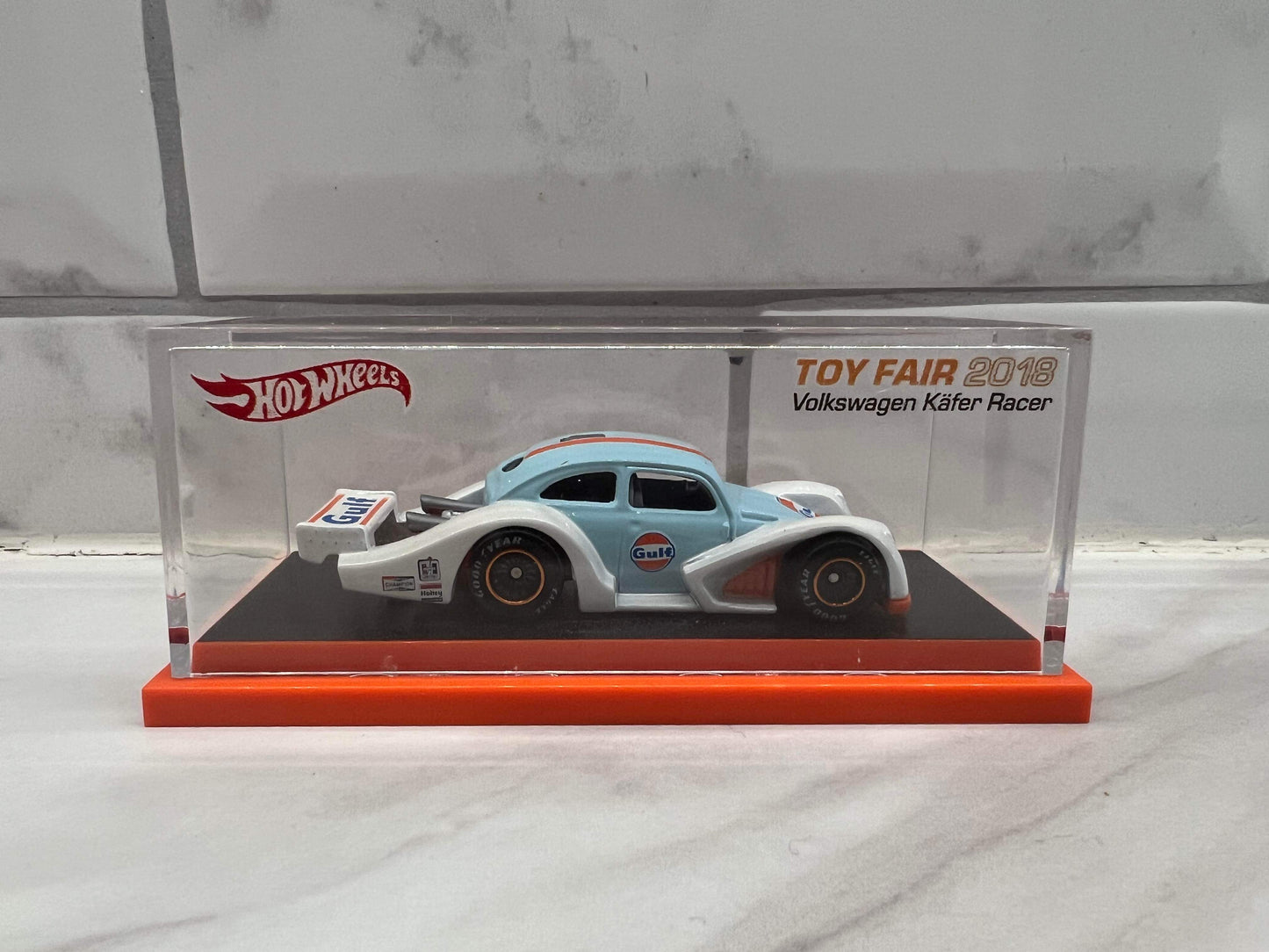 2018 Hot Wheels VW KAFER RACER Toy Fair  Gulf Real Riders WOW!! KäFER volkswagen