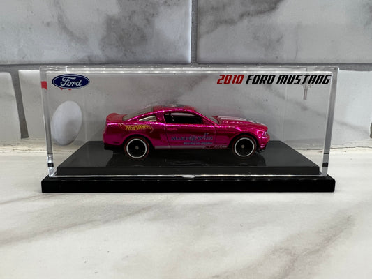 2015 Hot Wheels Convention Make A Wish charity PINK 2010 Ford Mustang #321 /550