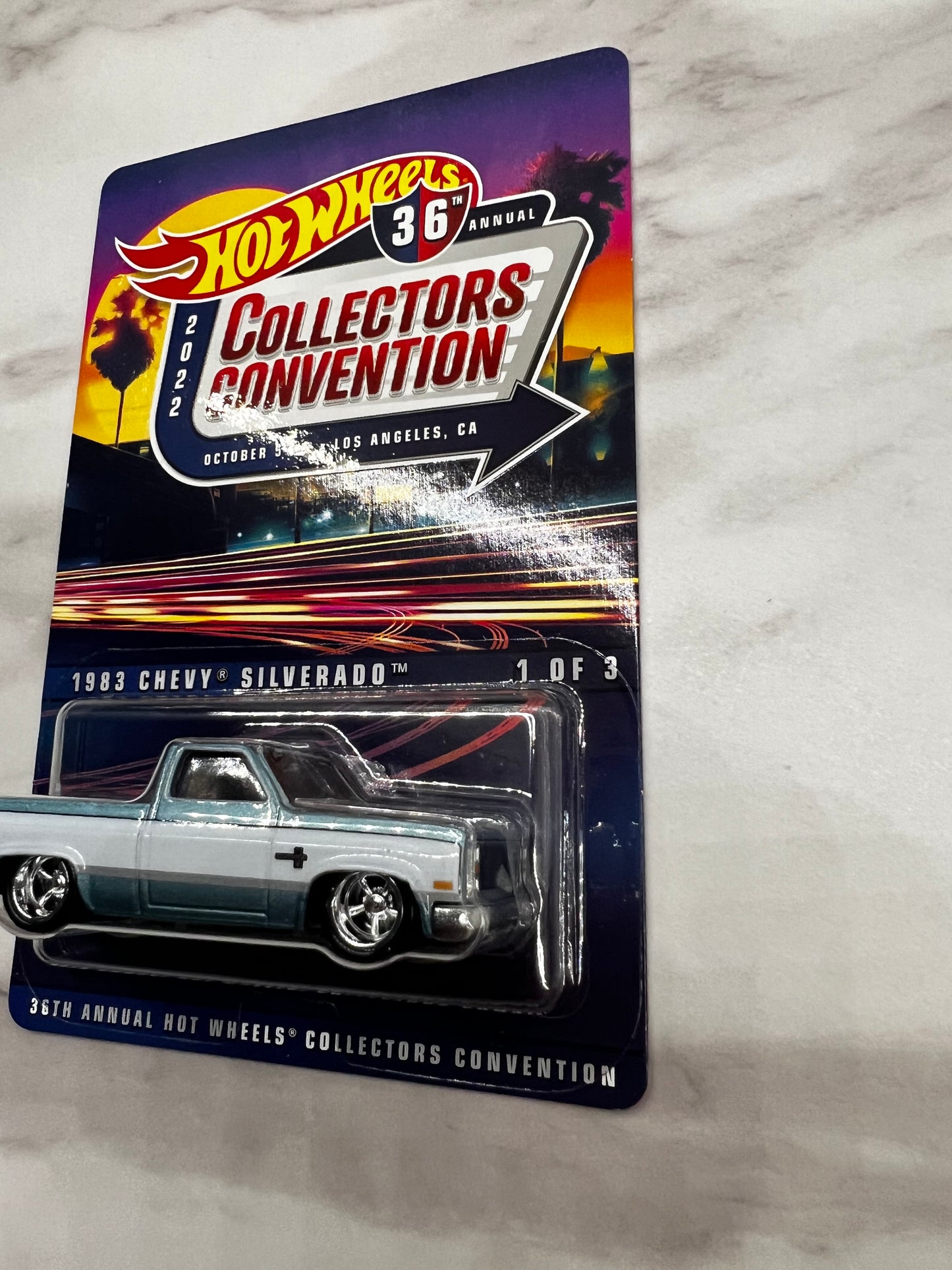 Hot Wheels LA 36th Annual Collectors Convention 83 Chevy Silverado Brand NEW 1842/6200