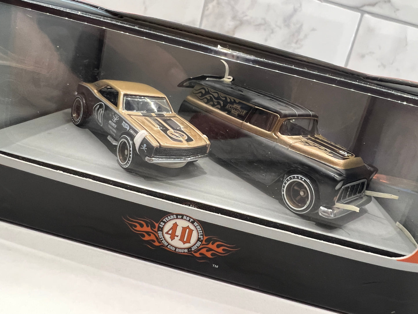 HOT WHEELS 2008 JAPAN CONVENTION '67 CAMARO & '55 CHEVY PANEL 408/500