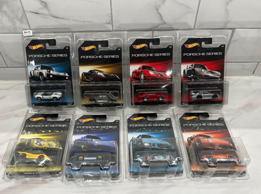 Hot Wheels 8pc Porsche Set