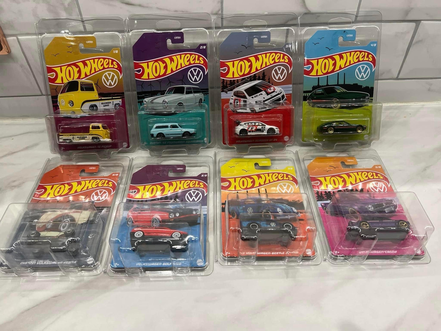 Hot Wheels Vw 8pc set Walmart Exclusive