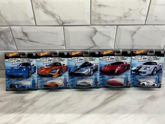 Hot Wheels Speed Machine set of 5